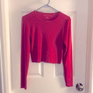 NWOT Long Sleeve Crop Top
